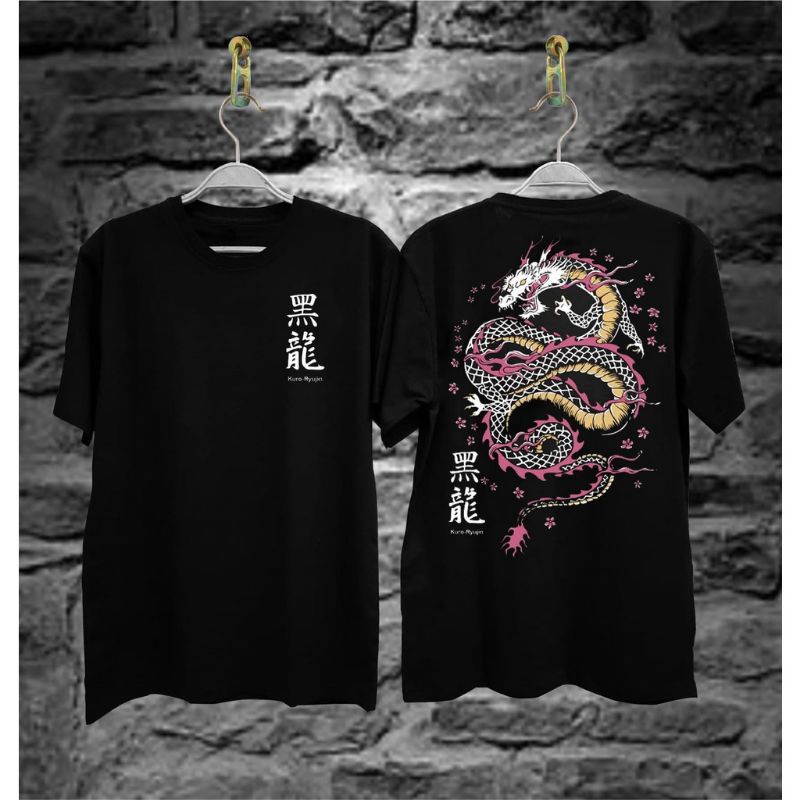 baju kaos distro pria wanita jepang/ kaos team sakit/ naga