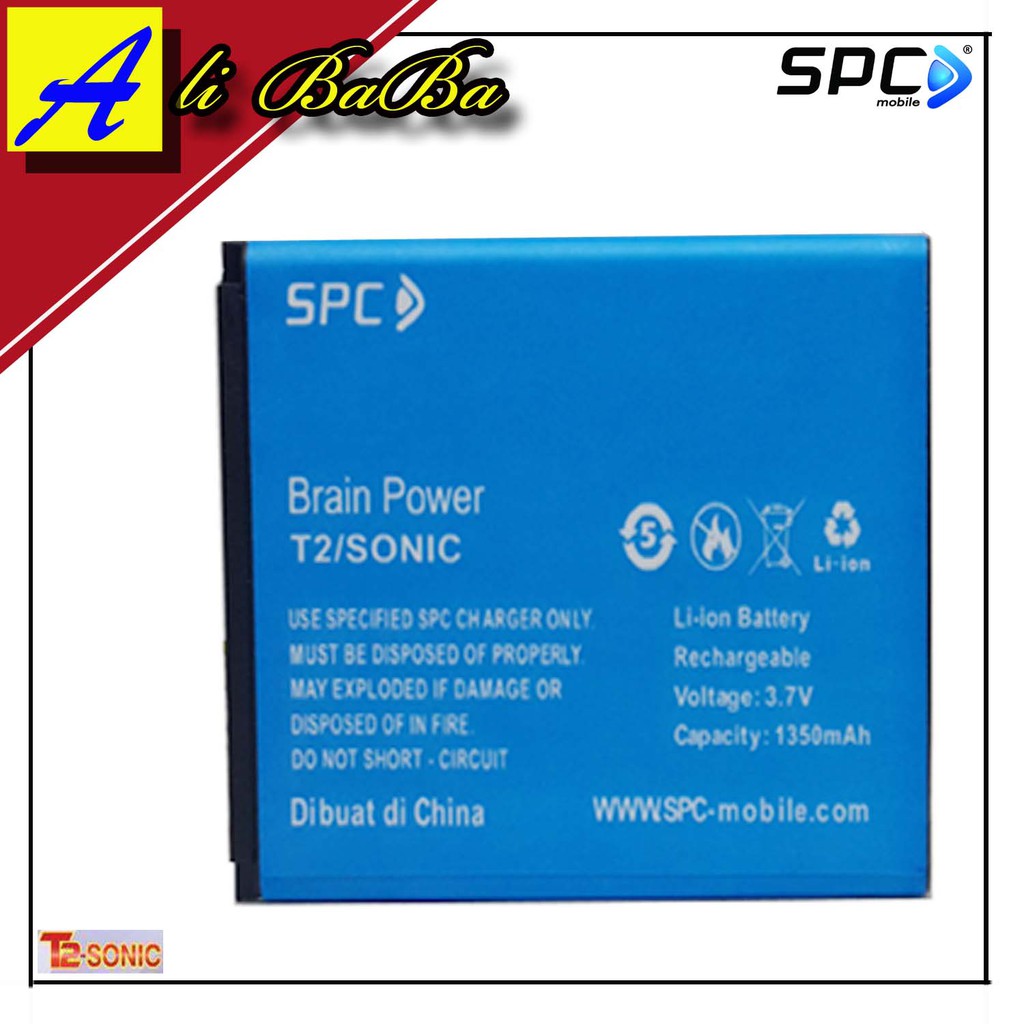 Baterai Handphone SPC T2 Sonic Batre HP SPC Batter SPC T2 Sonic Batu Batre SPC T2 Sonic
