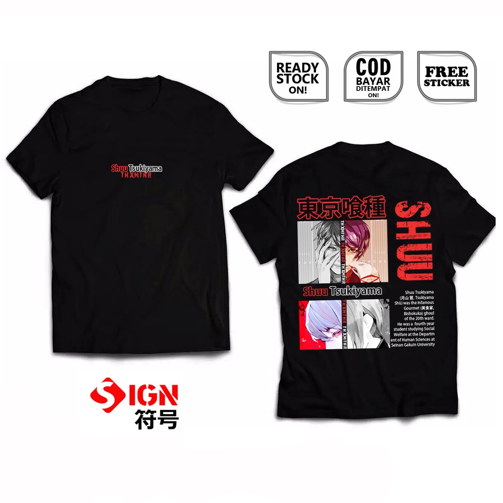 KAOS SHUU TSUKIYAMA TOKYO GHOUL ANIME MANGA KEN KANEKI TOUKA KIRISHIMA NISHIKI NISHIO RIZE KAMISHIRO HIDEYOSHI HINAMI SEIDOU BAJU JEPANG JAPAN CULTURE SIGN CLOTH