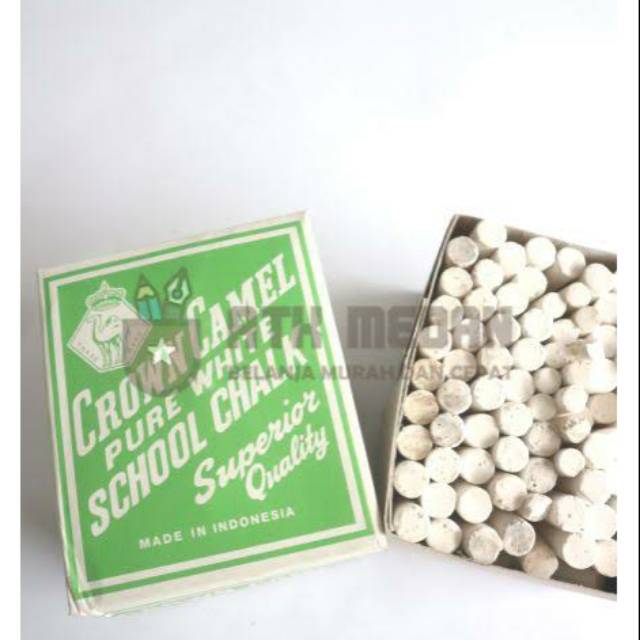 

KAPUR TULIS CROWN CAMEL 1KOTAK 100PCS