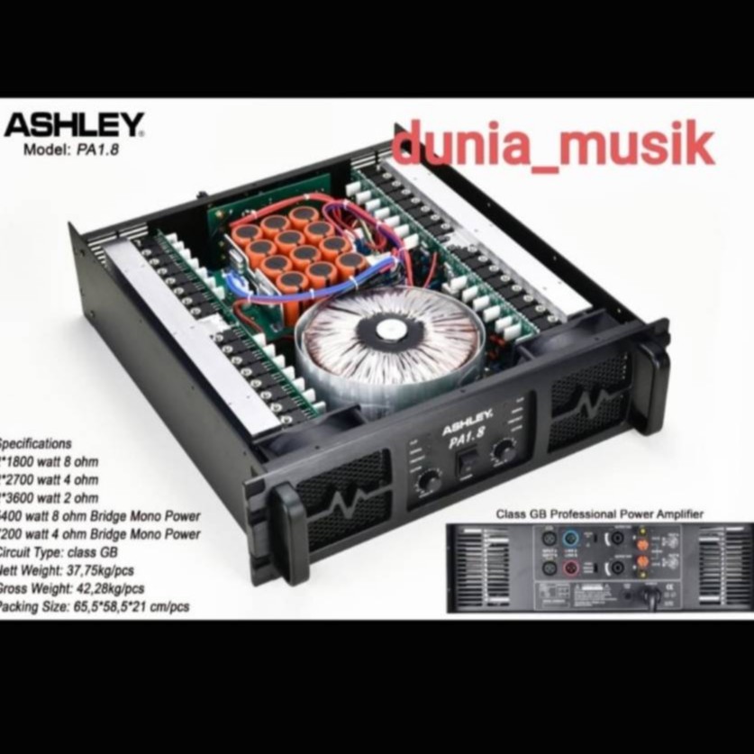 power ashley pa1.8 pa 1.8 original ashley