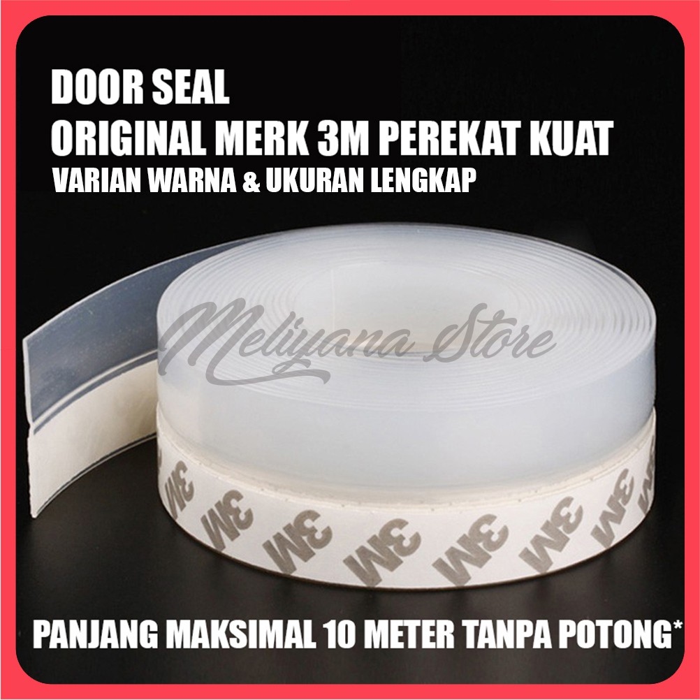 Bottom Door Seal Tape Original 3M Penutup Lubang Celah Bawah Pintu dan Jendela