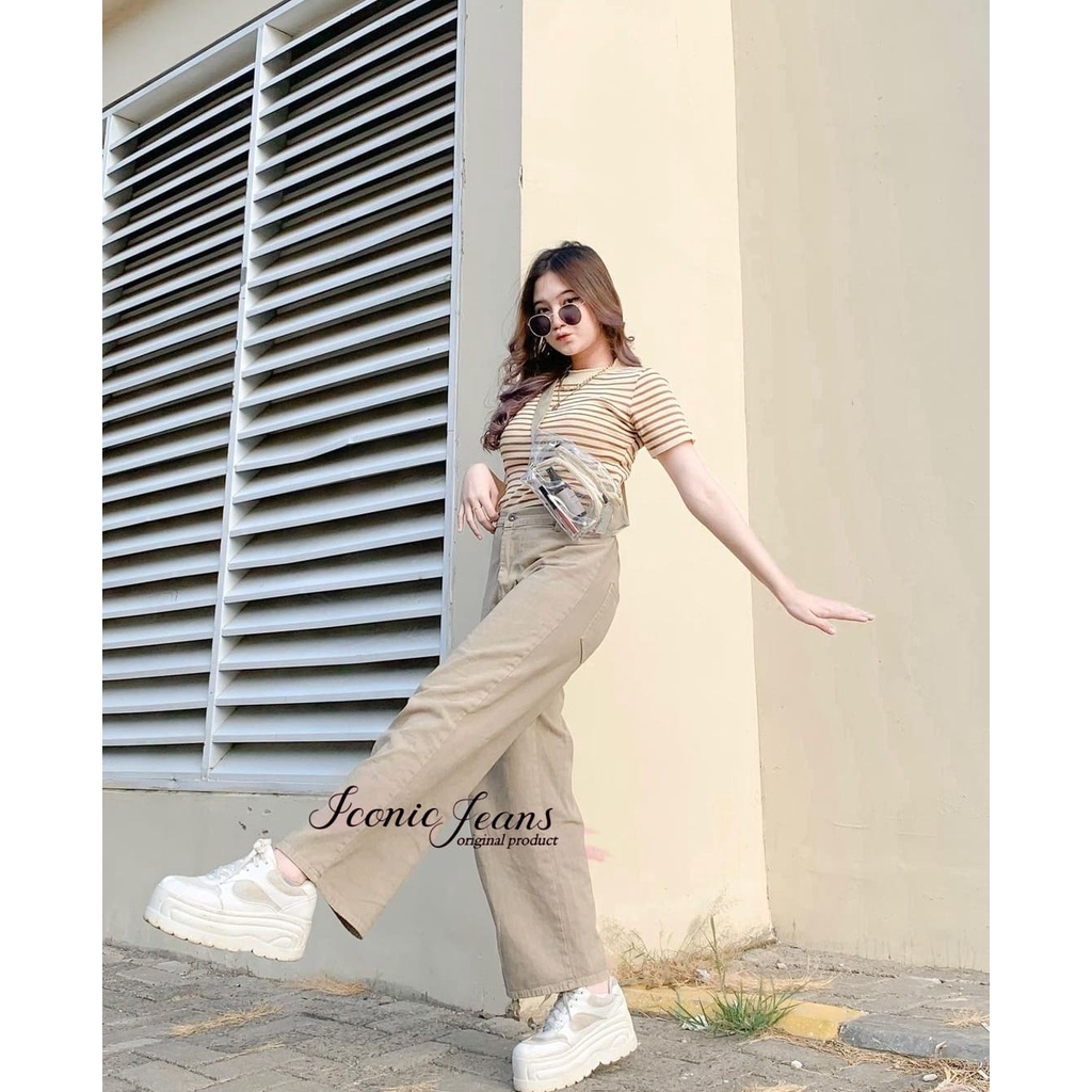 KULOT CREAM / KOREAN JEANS KULOT