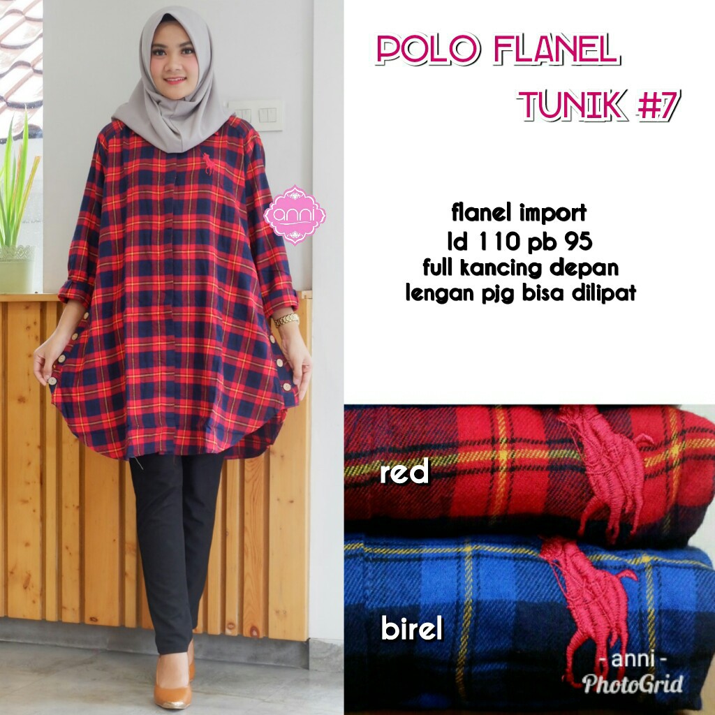 POLO FLANEL TUNIK #7