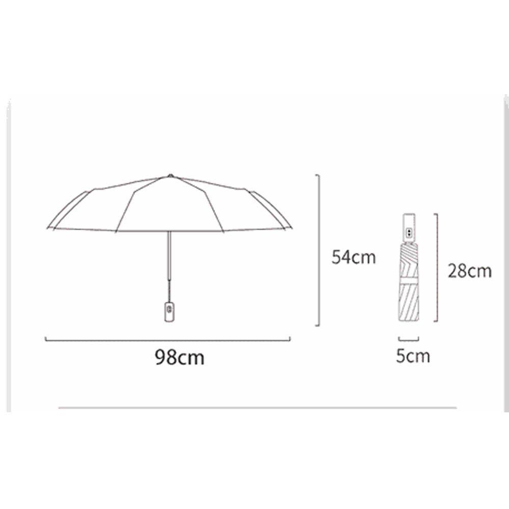 Solighter Sunny umbrella Outdoor Pria Wanita Windproof Payung Lipat Kompak