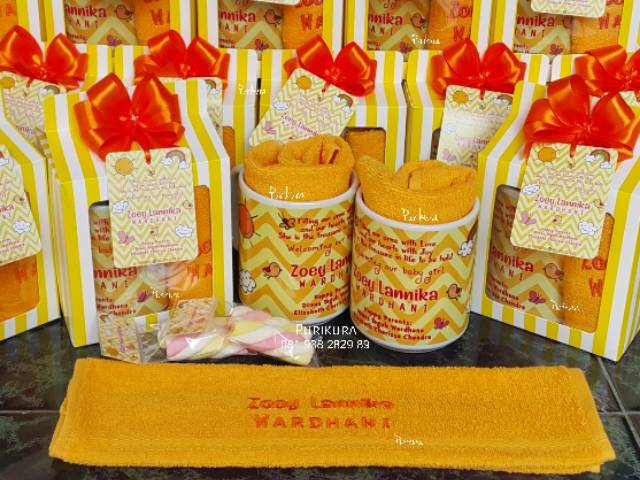 Souvenir bayi satu bulanan PAPERBOX