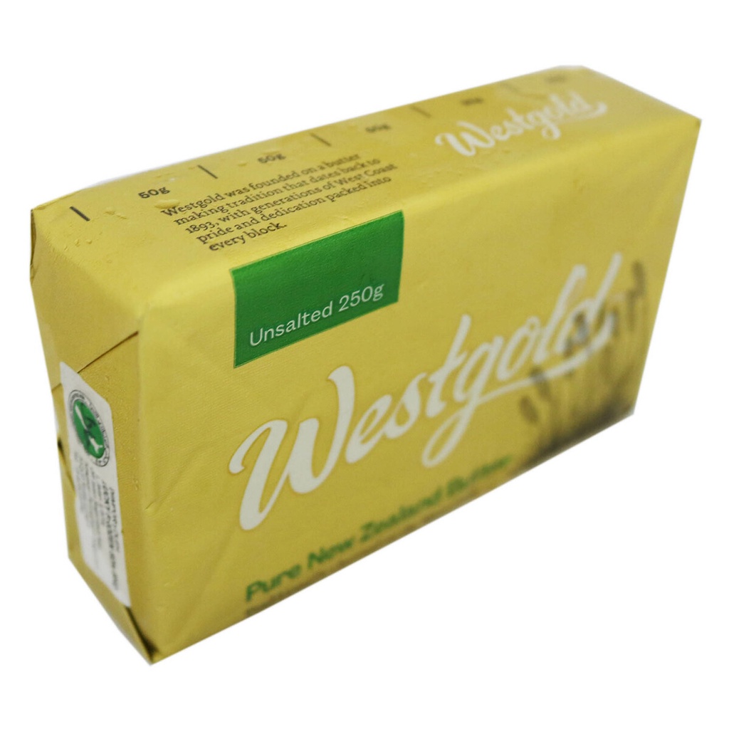 MENTEGA WEST GOLD UNSALTED BUTTER GRASS FED 250GR HALAL