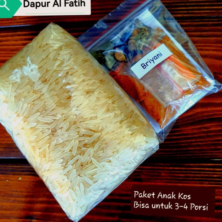 

☢ Basmati Nasi Briyani, Mandhi Kebuli dan Kabsah Instan (PAKET ANAK KOS) ⇇