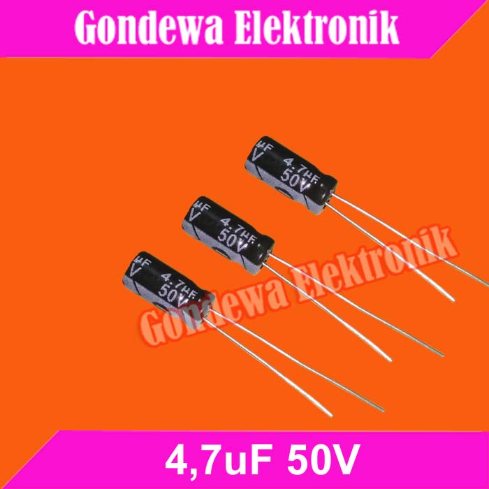 4,7uF 50V elco condensator capasitor