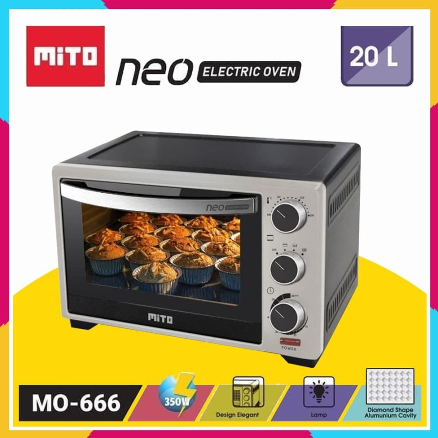 MITO MO-666 Neo Electric Oven 20 Liter