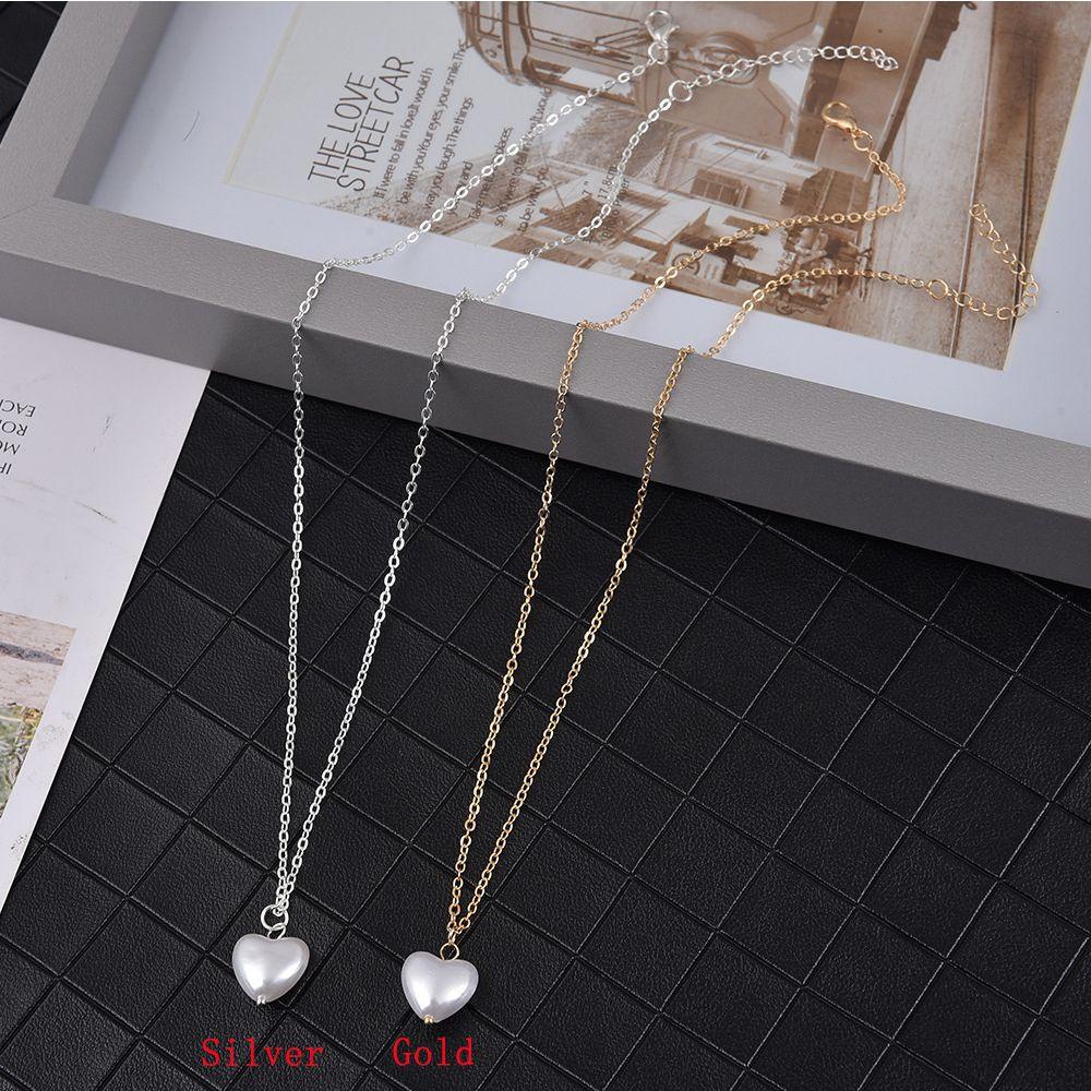 Preva Beads Rantai Leher Wanita Cinta Liontin Goth Chocker Kalung