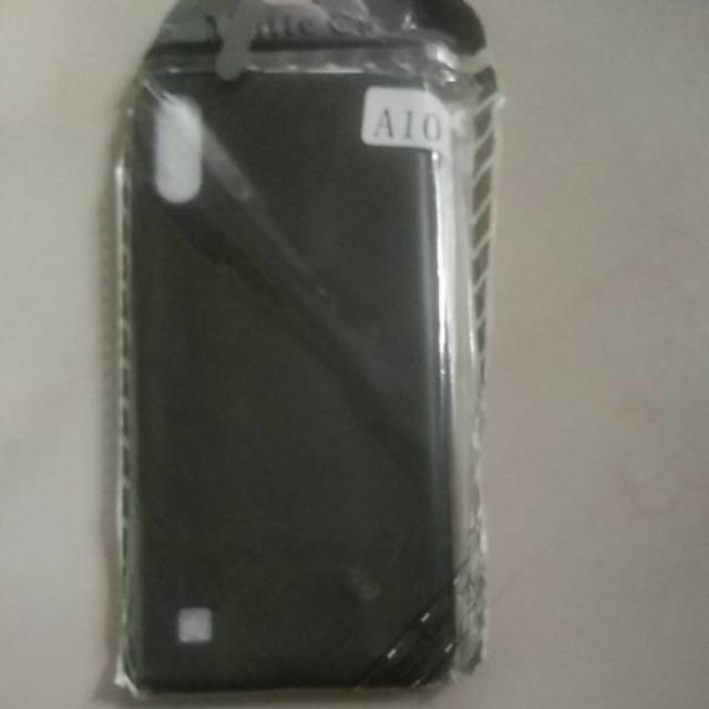 Softcase blackmatte samsung A10.