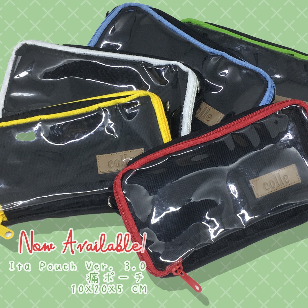 ITABAG ITAPOUCH Clear Pouch Doll Badge Rubber Strap Event Anime Bag