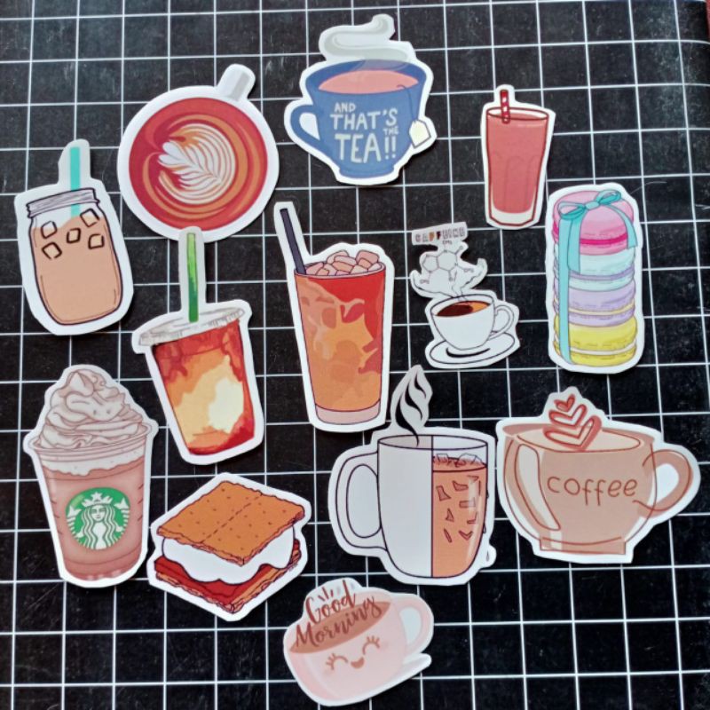 

Stiker Drink Lucu /Stiker DIY /sewing kit /Stiker pack /Stiker Tumbler/Stiker Asthetic