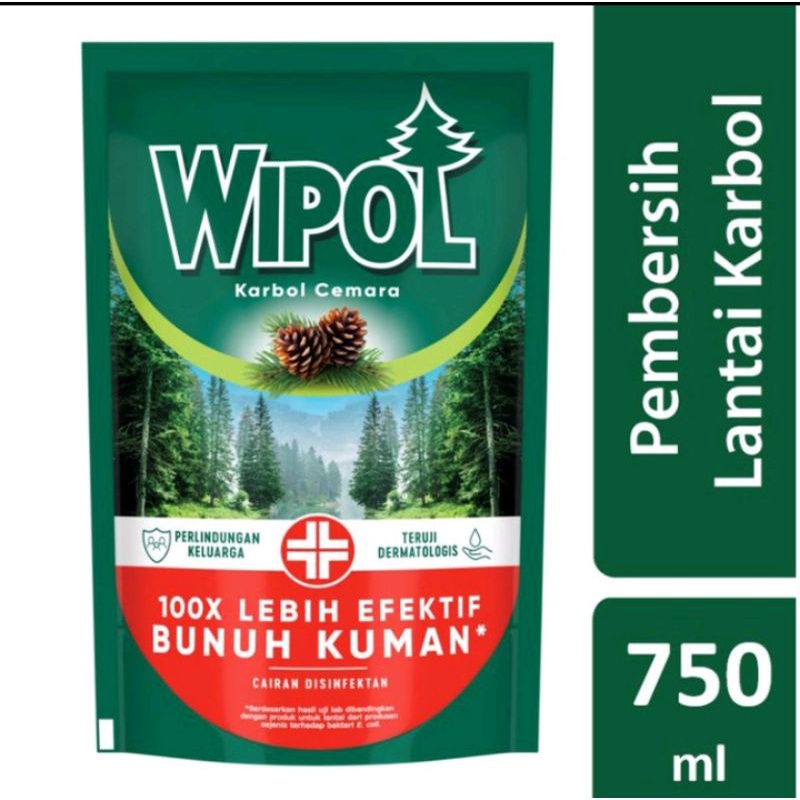 WIPOL Sabun Karbol Pembersih Lantai Cemara&WIPOL LEMON karbol pembersih lantai Lemon