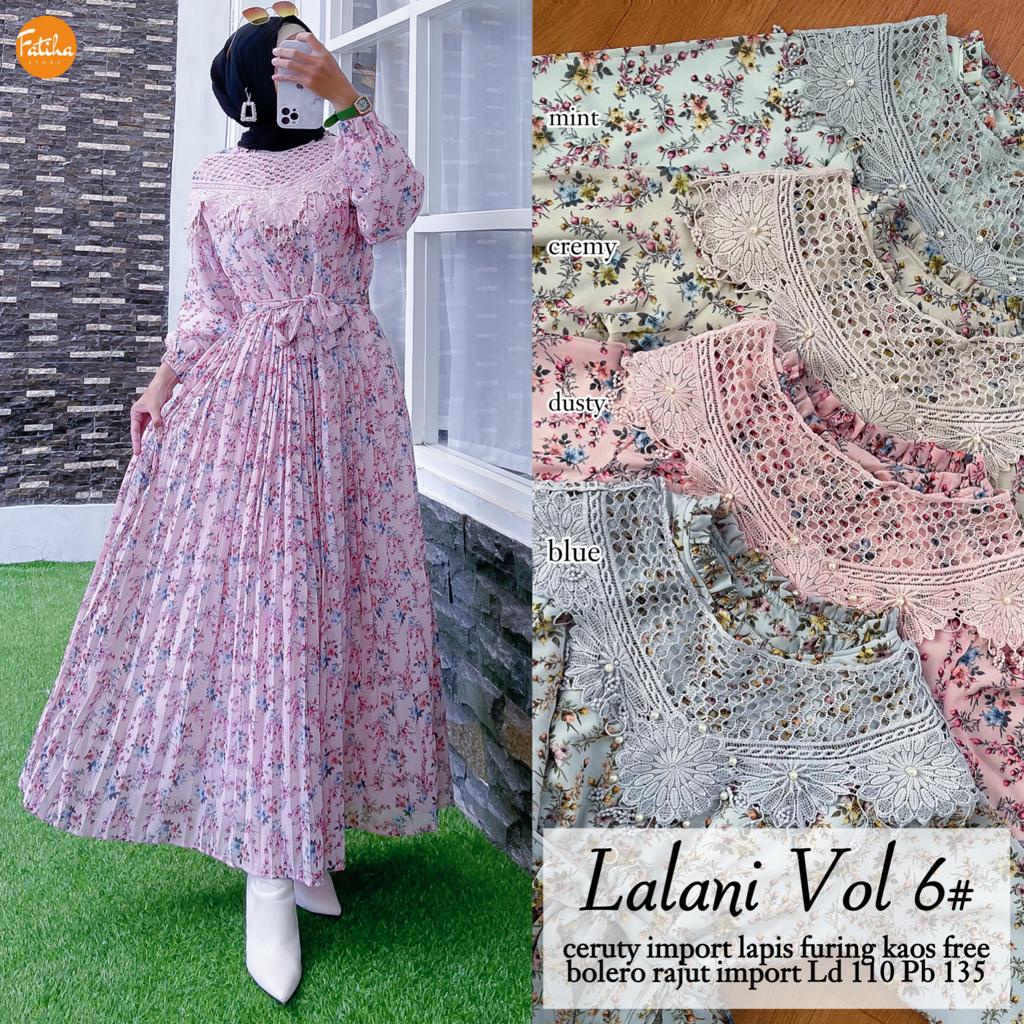 LALANI DRESS #6 GAMIS PESTA SYARI ORI FATIHA