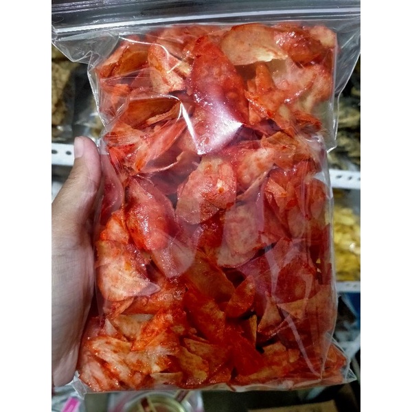 

KERIPIK SINGKONG LENGKET/SINGKONG PEDAS/KERIPIK SINGKONG