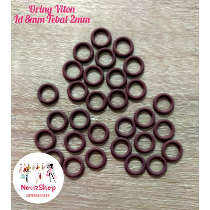 Sil O ring ukuran id 8mm Tebal 2mm