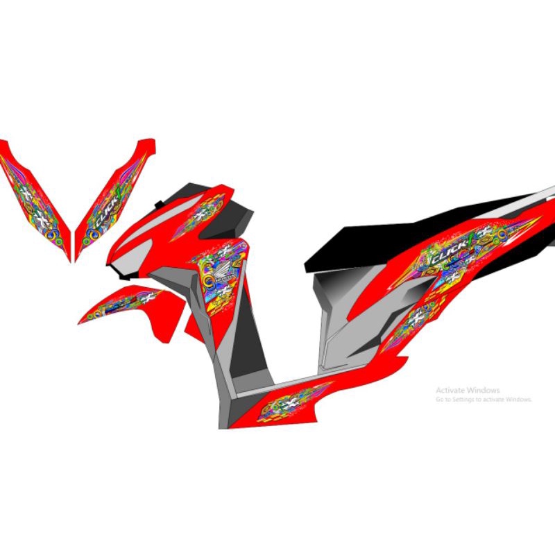 STRIPING TRANSPARAN HOLOGRAM VARIO NEW150