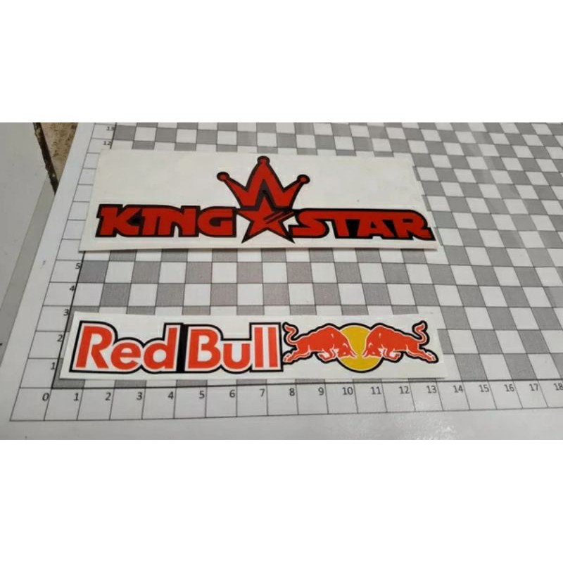 

stiker print redbull samping