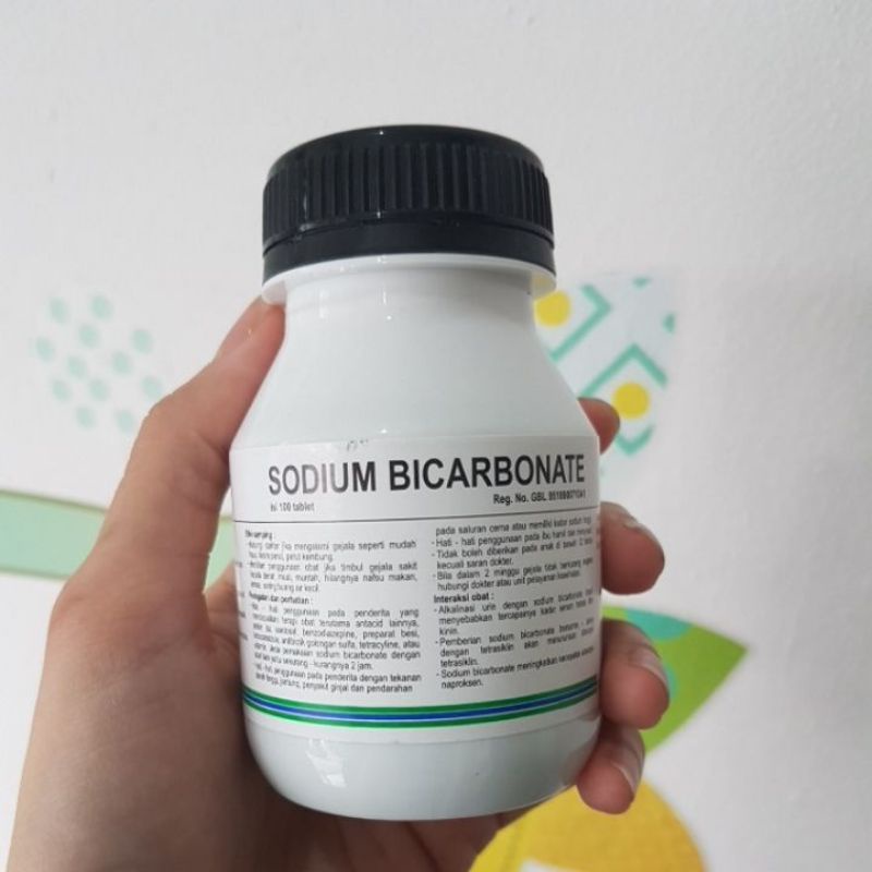 SODIUM BICARBONATE botol 100 tablet