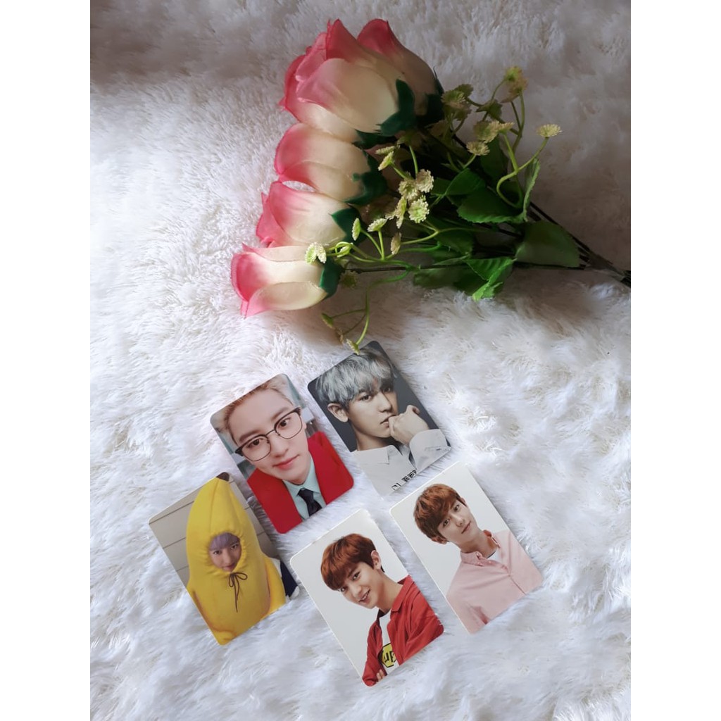 Photocard Official Chanyeol,Baekhyun,Sehun,Lay,Kai,Chen,D.O EXO Jidat,LMR Jepang,Figure Keyring