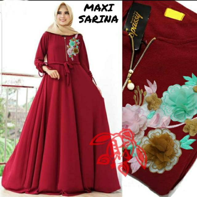 MAXI SARINA BORDIR 5 warna