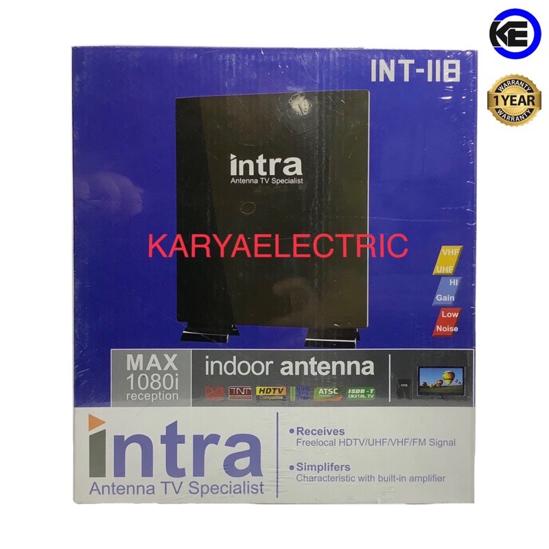 ANTENA TV INDOOR DIGITAL INTRA INT-118