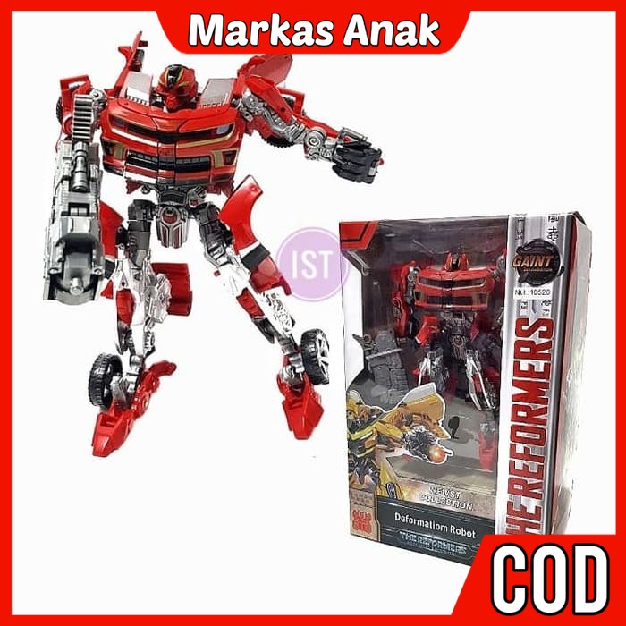 Mainan Anak Anak Umur 3 4 5 6 Tahun Mobil Mobilan jadi Robot Anak Action Figure Education Toys laki 