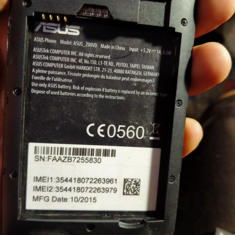 Asus Zenfone go Z00VD ram 2 Minus LCD MESIN JAMIN NORMAL UDH TESTED