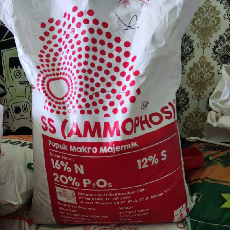 PUPUK MEROKE SS AMMOPHOS Repack 500gr