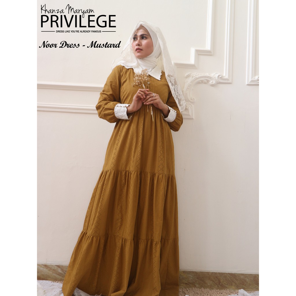 Gamis Noor Dress Khanza Maryam Privilege