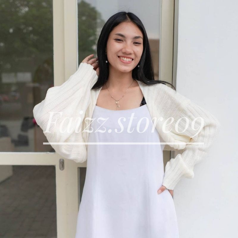 LIAM OVERSIZE CROP Cardigan Rajut/Balero Outer Knit PREMIUM/CROP CARDI