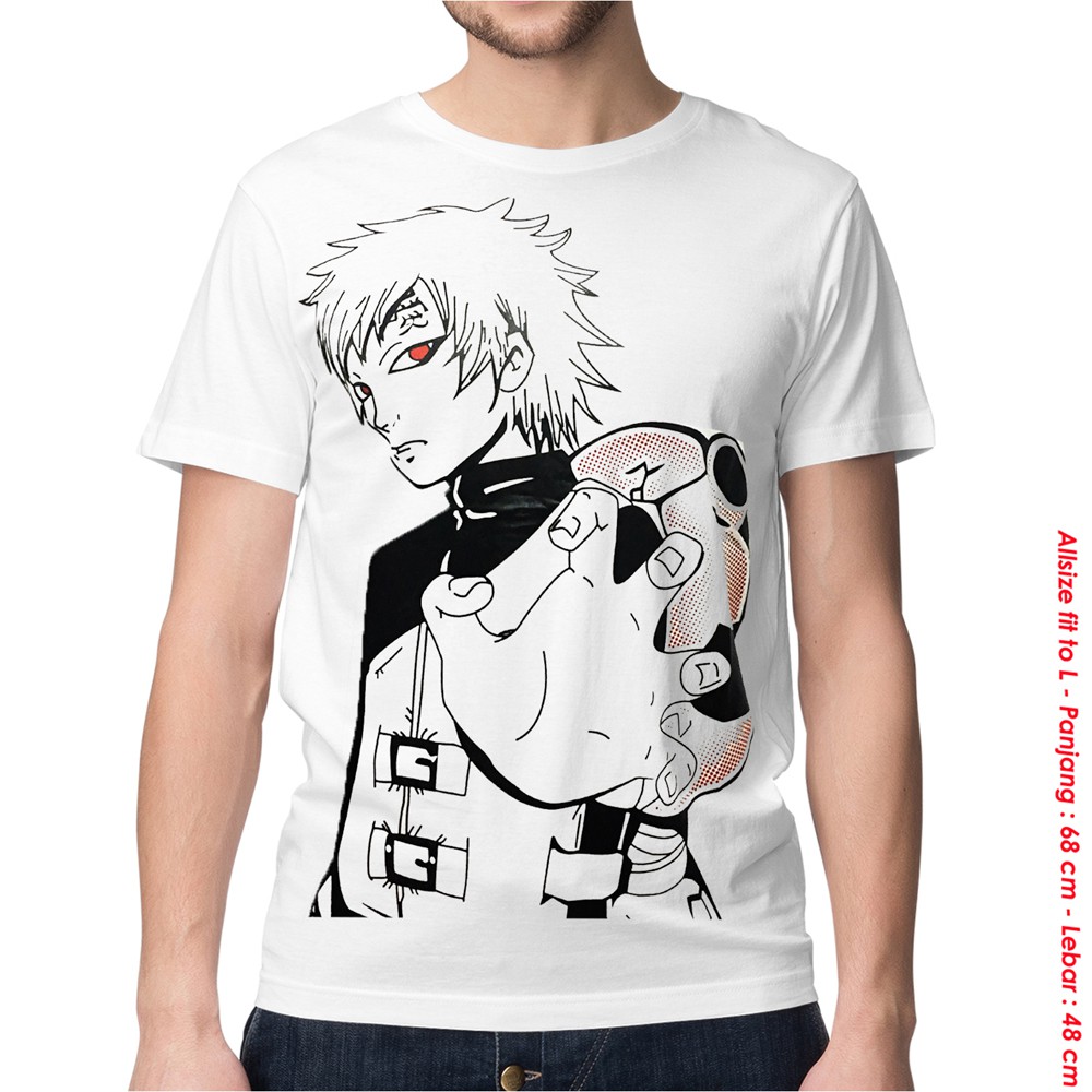 Kaos Gaara Evolution Karakter Film Kartun Anime Naruto Shippuden