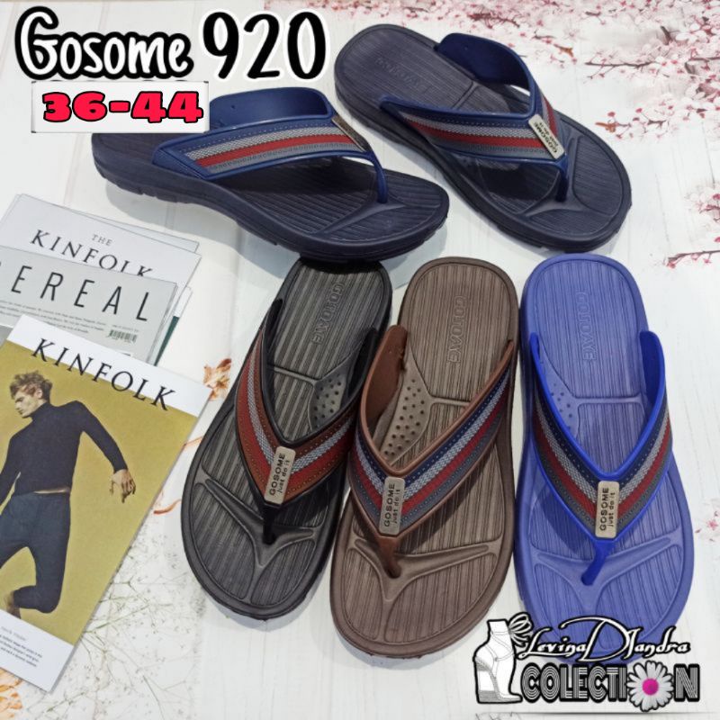 SANDAL JEPIT BISBAN KARET PYLON TANGGUNG DAN DEWASA GOSOME 920 36-44