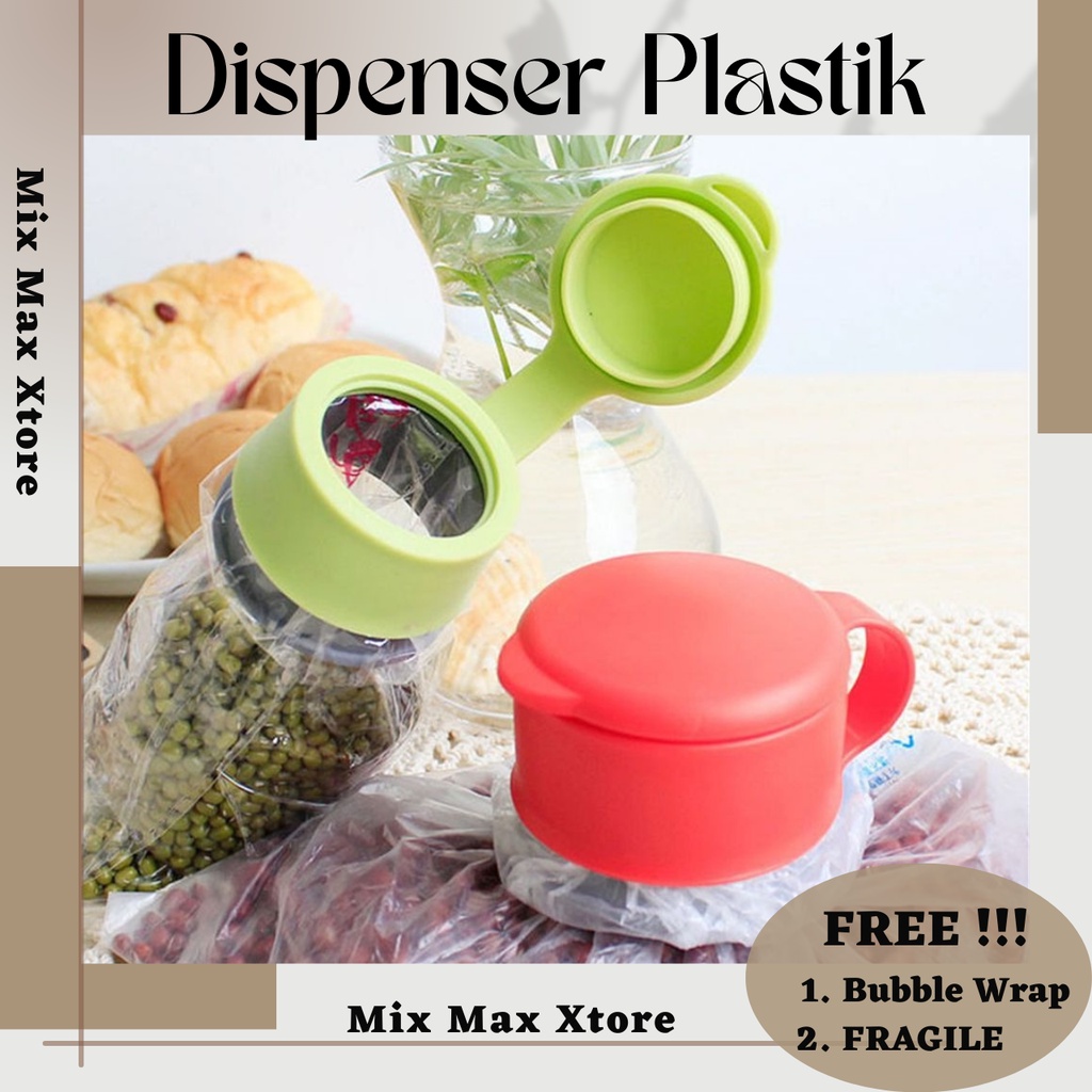 Penutup Plastik Serbaguna Cover Bag Sealer Plastik Penutup botol Plastik  - Orange