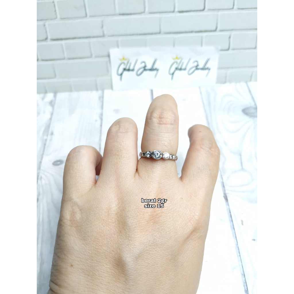 CINCIN MATA KOMBINASI PERAK ASLI S925 GLOBAL JEWELLERY CL004