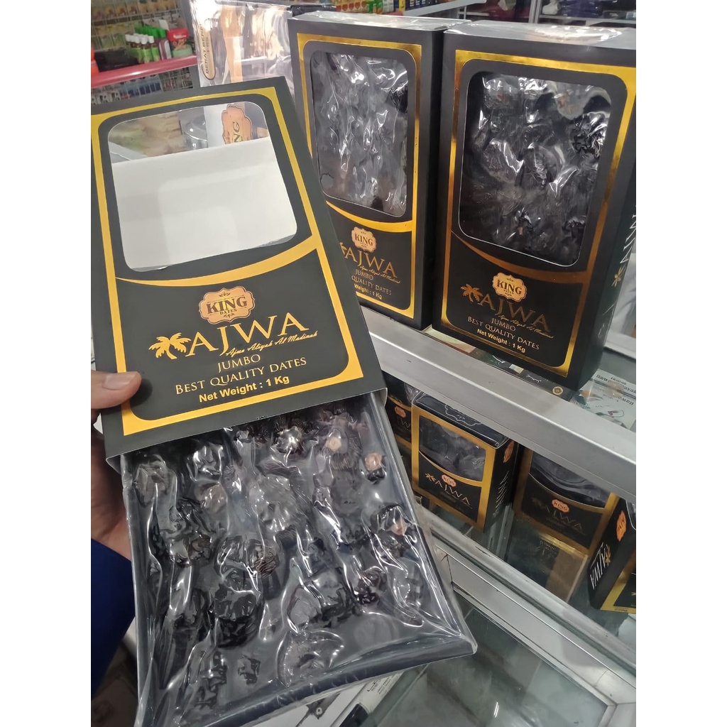 

King Dates Ajwa Jumbo / Kurma Ajwa King Jumbo (Kurma Nabi)