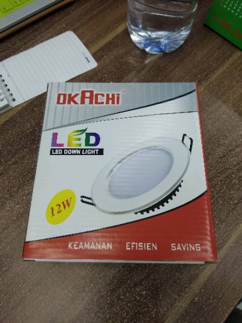 LAMPU LED DOWNLIGHT BULAT OKACHI LAMPU LED PLAFON BULAT