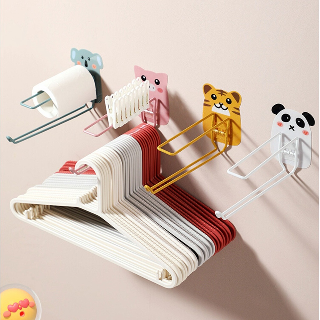 Holder Gantungan Baju Penyimpanan Organizer Hanger Jemuran Baju Jepitan Gantungan Baju