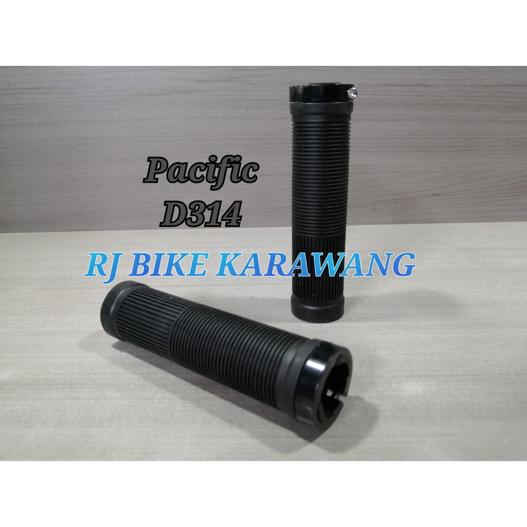 HAND GRIP SEPEDA PACIFIC BLACK SP-D313 dan SP-D314