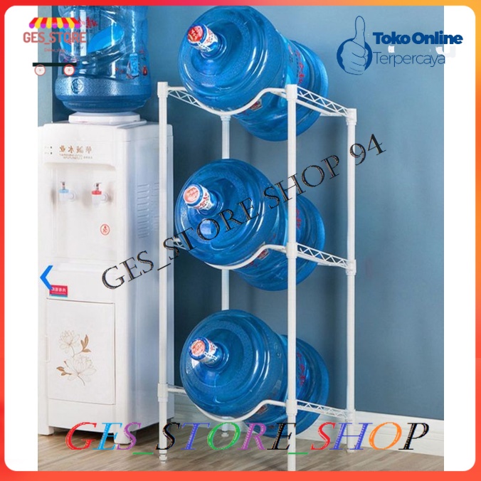 Krisbow Rak Galon 3 Susun Murah/Rak Penyimpanan Galon 3 susun/Rak galon aqua 3 susun/Rak galon besi 