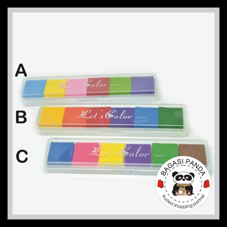 

COD INKPAD 6 WARNA/ BAK CAP 6 WARNA/ FINGER PRINT ART KODE 564