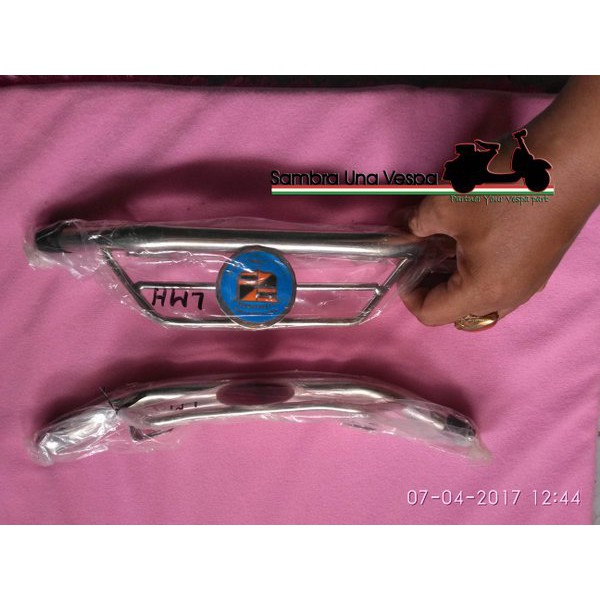 Bemper belakang vespa cocok buat Super Sprint PTS VBB