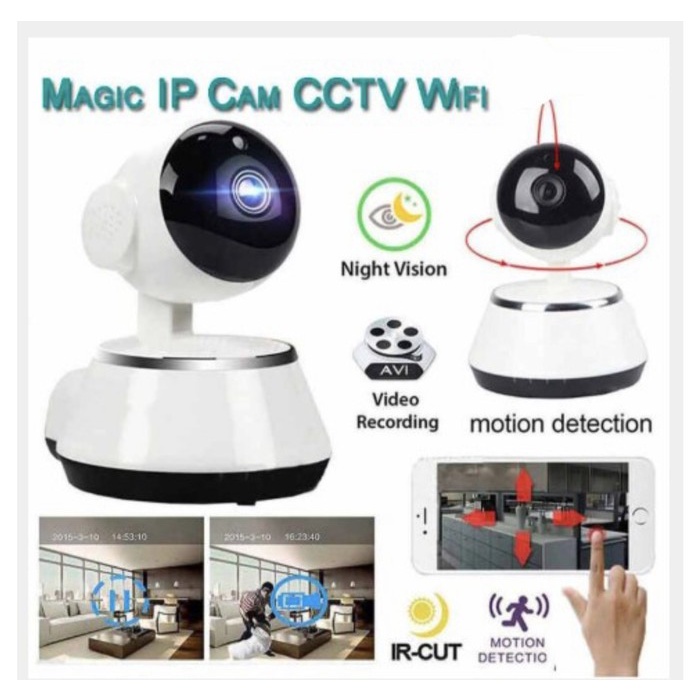 CEV Magic IP Cam CCTV Wifi / KAMERA PENGINTAI CC TV /BIKIN RUMAH JADI AMAN