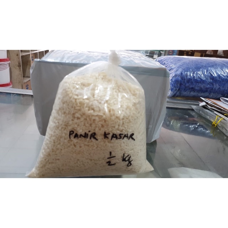 

tepung panir kasar putih. tepung roti.