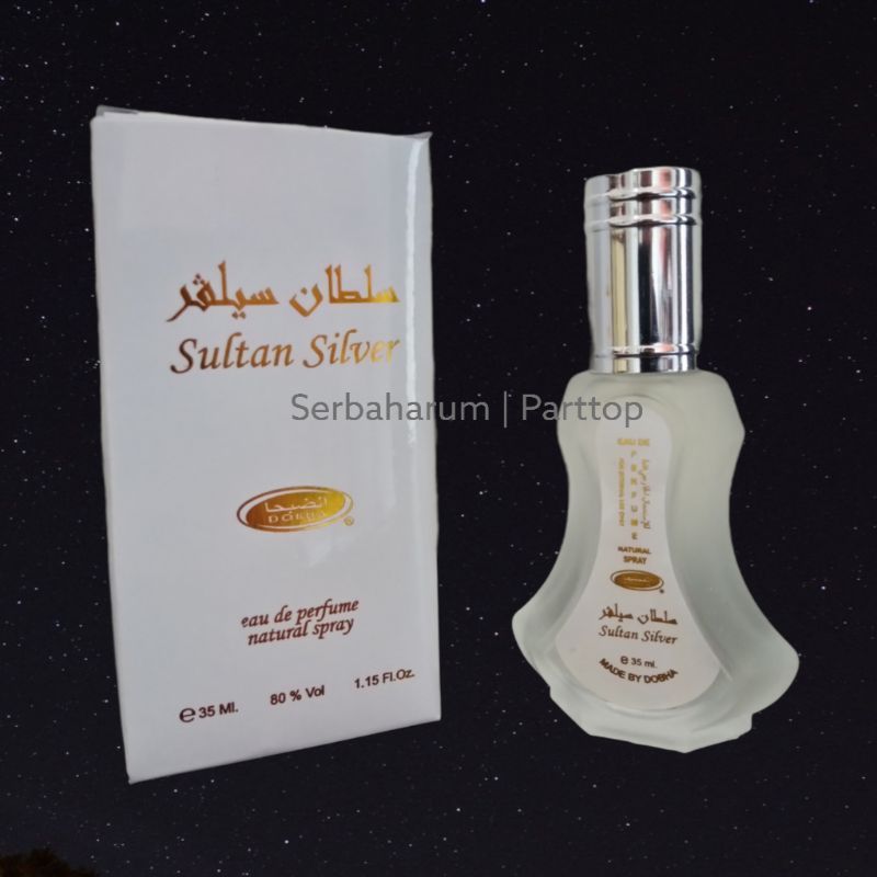 Parfum Minyak Wangi Dobha Spray Aroma Sultan Silver 35ml Original