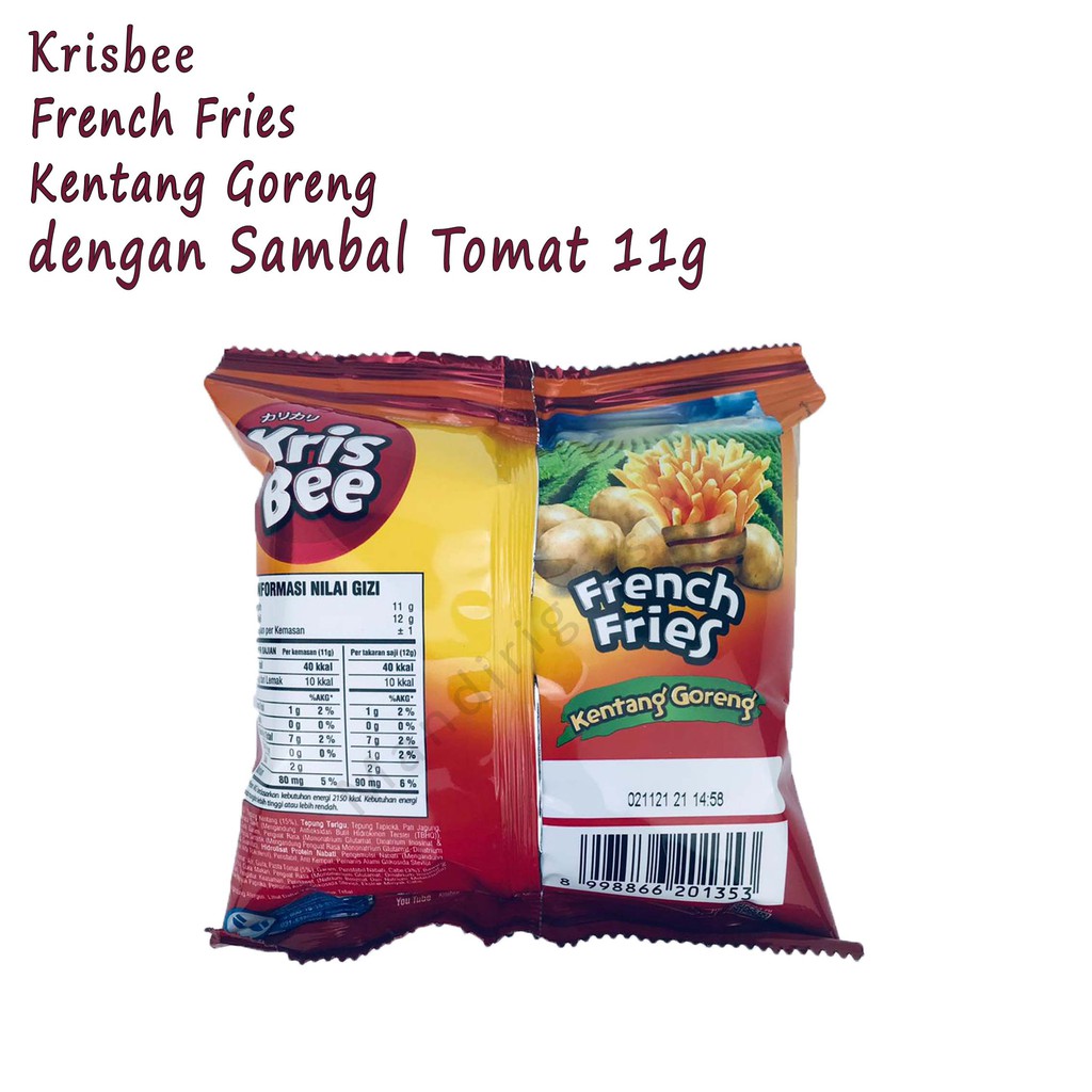 French Fries *KrisBee * Kentang Goreng * 9g