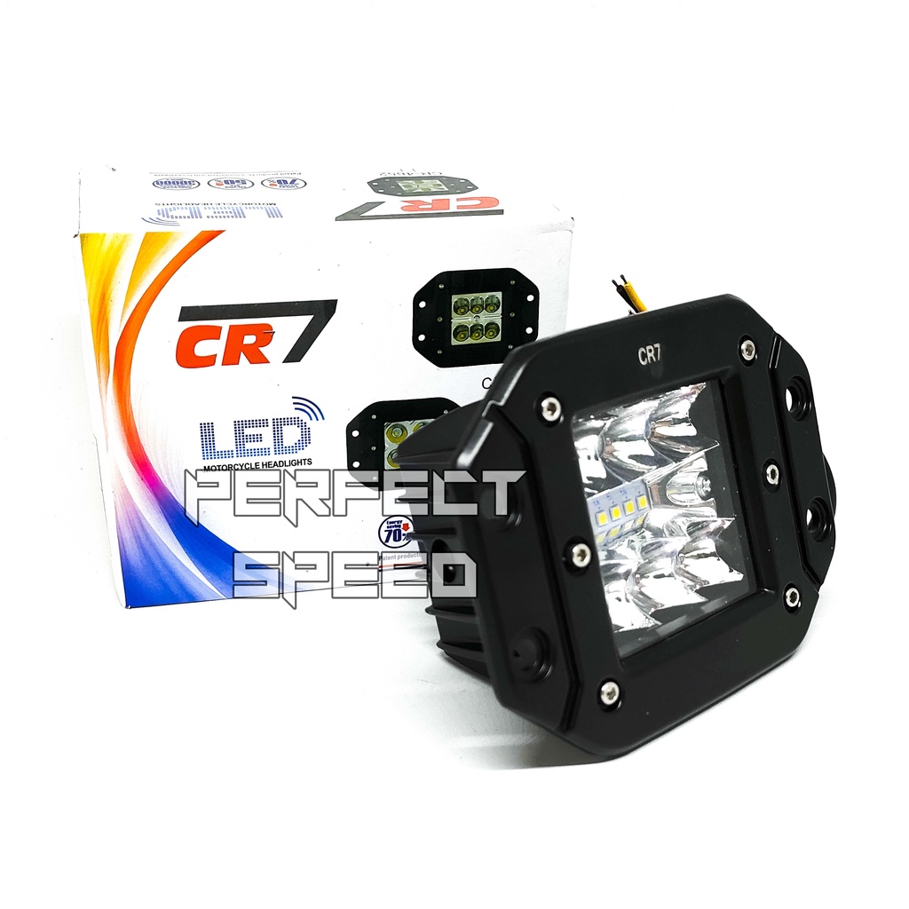 LAMPU TEMBAK OFFROAD 12MATA LED BAHAN FULL BESI UNTUK REFLEKTOR KLX / CRF / BF / KTM / BAMPER MOBIL