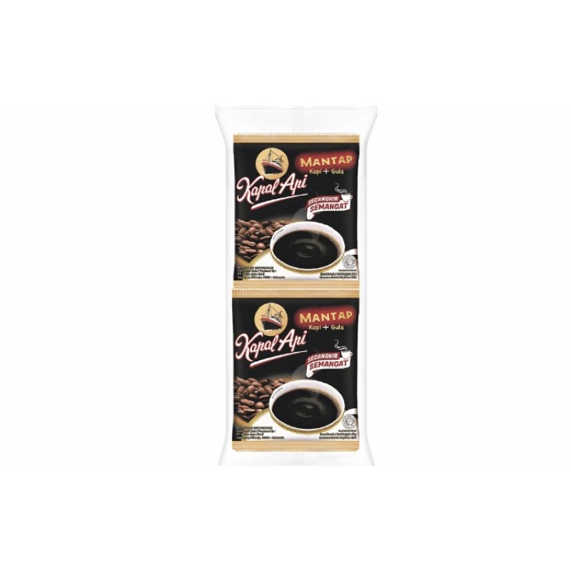 

KAPAL API MANTAP Kopi Instant + Gula 8 x 25 g